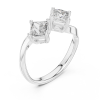 Toi et Moi Engagement Rings