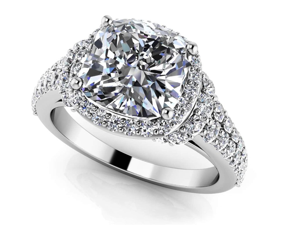 Lasting Legacy Cushion Cut Stone Shape Engagement Ring